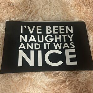 Naughty Nice Cosmetic Bog NEW